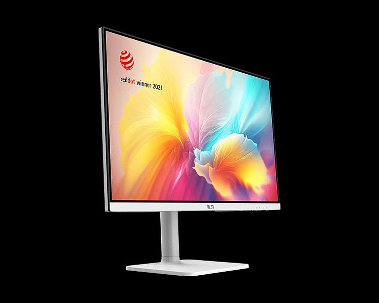 Монитор MSI Modern MD2712PW 27" 16:9 FHD(1920x1080) IPS Flat,1ms(MPRT),1000:1,100M:1,300nit,178/178,HDMI 1.4,USB-C,Speaker,Tilt,Swivel,Height,Pivot,VESA,100Hz,White(white cable),1y war-ty (9S6-3PA49H-218) фото 5