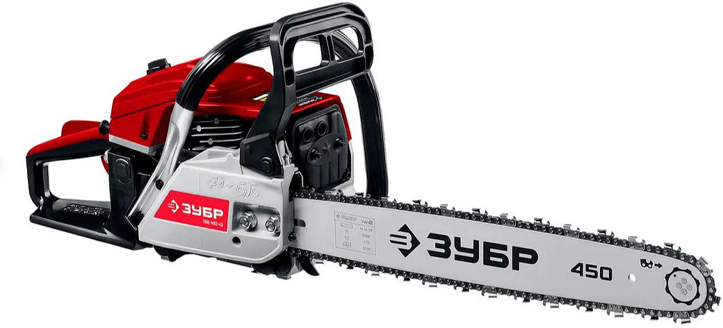 Бензопила Зубр ПБЦ-М52-45 2600Вт 3.9л.с. дл.шины:18" (45cm) фото 1