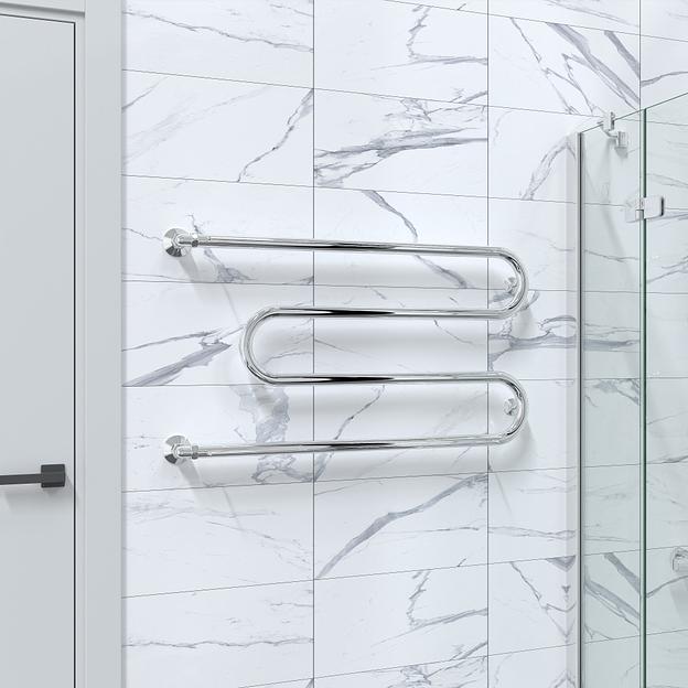 Полотенцесушитель водяной Роснерж М образный с полкой M101100 50x100 фото 4