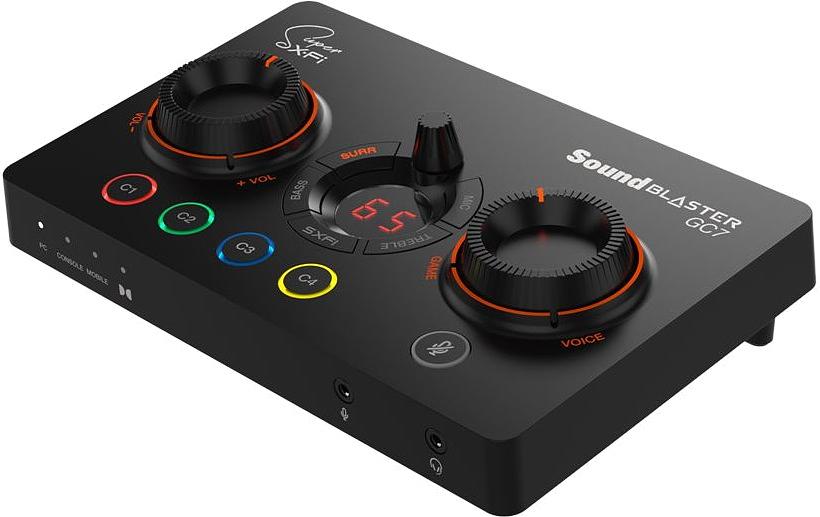 Звуковая карта Creative USB Sound BlasterX GC7 (Super X-Fi Ultra DSP) 7.1 Ret фото 2