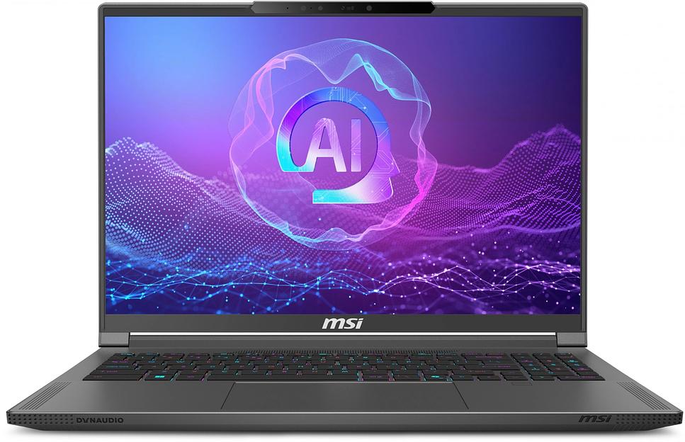 Ноутбук MSI Creator A16 AI+ A3HVGG-268RU Ryzen AI 9 365 32Gb SSD2Tb NVIDIA GeForce RTX4070 8Gb 16" IPS QHD+ (2560x1600) Windows 11 grey WiFi BT Cam (9S7-15FK14-268) фото 1