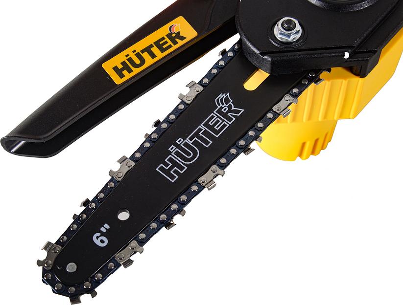 Электрическая цепная пила Huter ELS ELS-2/6Li дл.шины:6" (15.2cm) 1аккум. 2Ач ЗУ (70/10/33) фото 5