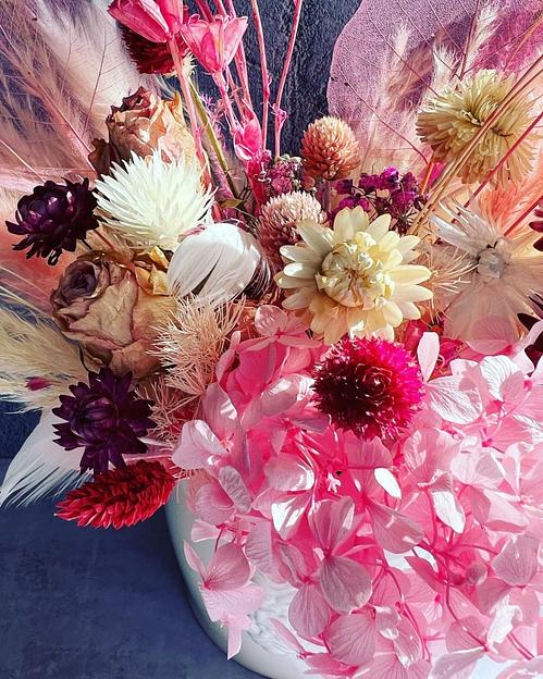 Букет из сухоцветов 45 см код 113364988 ОПТ фото 2