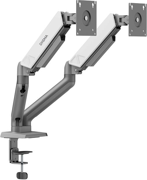 Кронштейн для мониторов ЖК Digma D-MM102D серый 17"-32" макс.9кг крепление к столешнице поворот и наклон фото 5