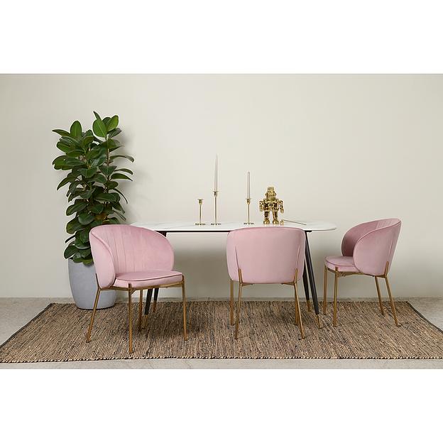 Стул Coral, велюр, пыльная роза фото 10