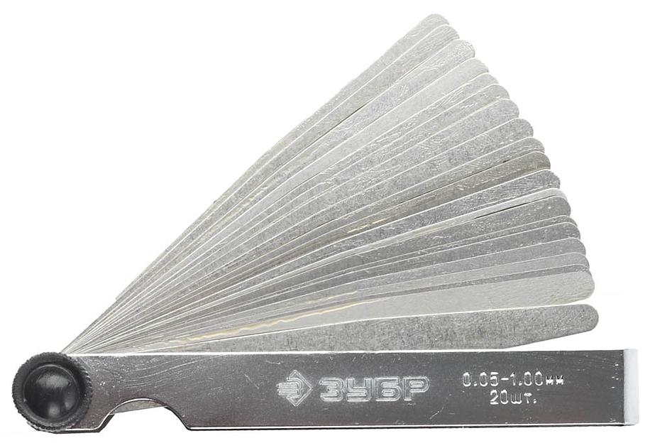 ЗУБР Набор "МАСТЕР" Щупы автомобильные, 0,05 - 1,00мм, 20шт [4325-H20_z01] фото 1