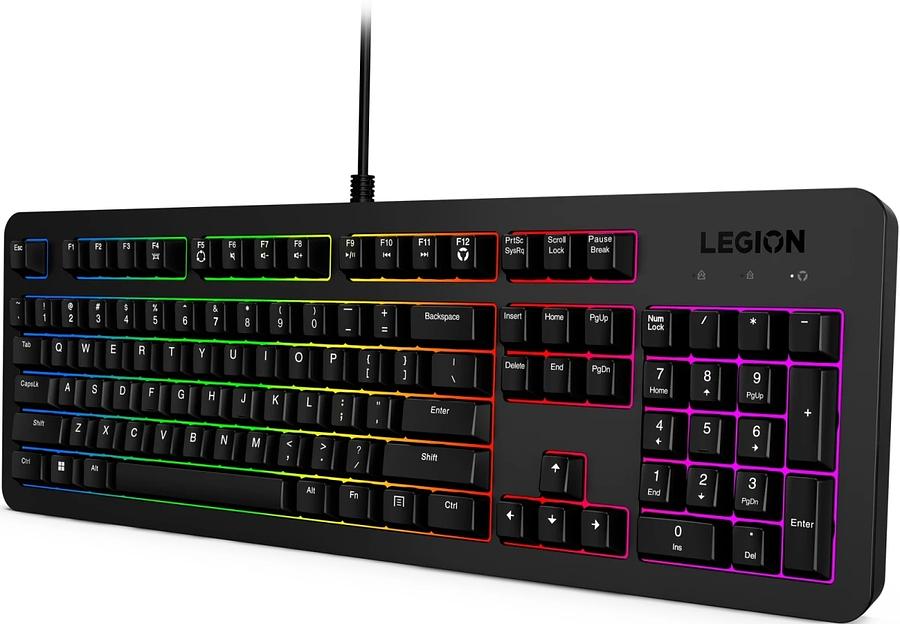 Клавиатура Lenovo Legion K310 RGB черный USB Multimedia for gamer LED (GY41N91872) фото 5