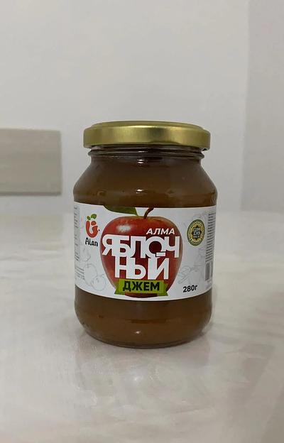 Джем яблочный Alan 280 гр ОПТ фото 1