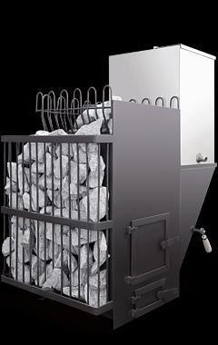 Печи с сеткой-каменкой фото 1