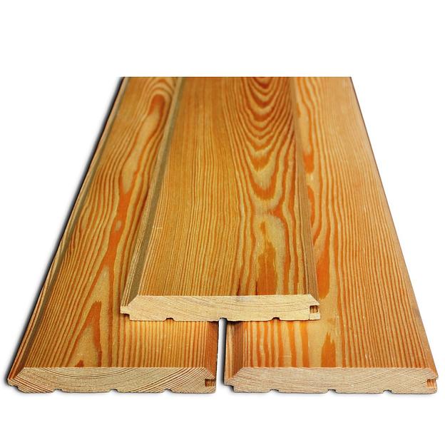 Имитация бруса лиственница 20*140*3.0 сорт «ВС» фото 1