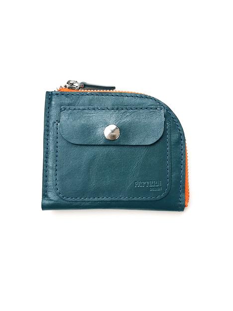 Кошелёк Pattern скругленный из натуральной итальянской кожи фото 1