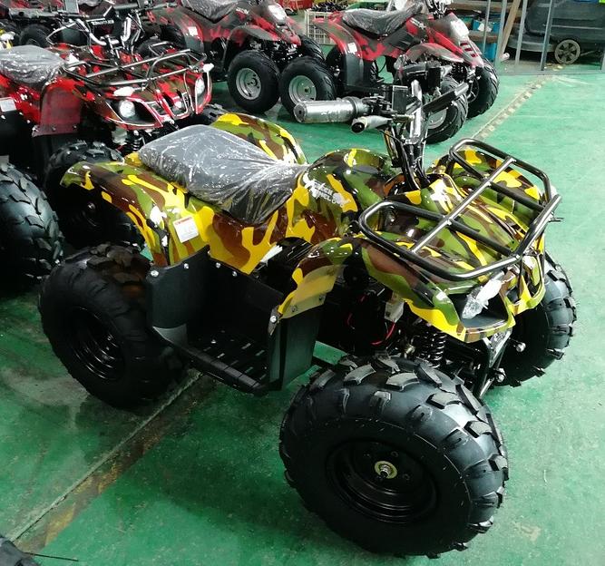 Квадроцикл GreenCamel Атакама T120 армейский жёлтый (48V 800W R8 Цепь) фото 1