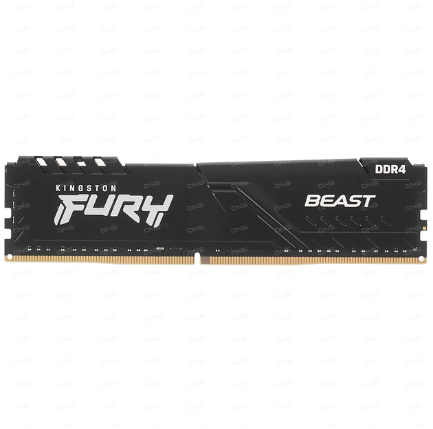 Модуль памяти Kingston Fury Beast Black KF432C16BB/16 DDR4 DIMM 16Gb фото 1