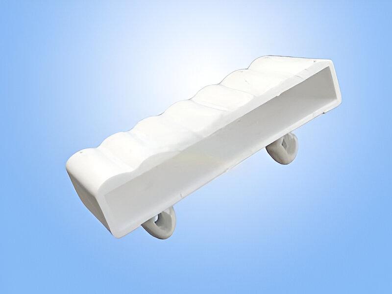 Латодержатель накладной ЛДП 64-6 для латофлекса сечением до 64x9 мм (белый) ОПТ фото 1