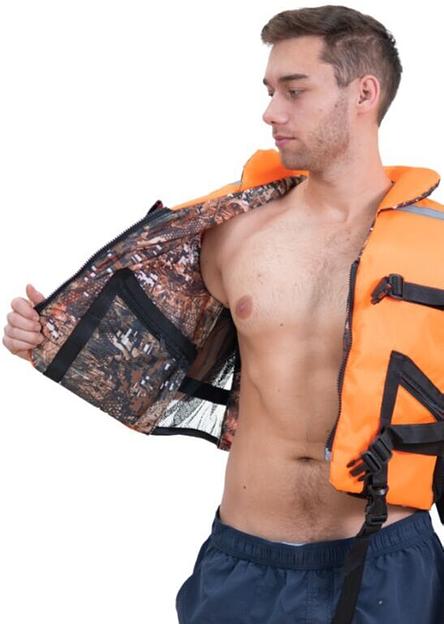 Жилет Таймень спасательный двухсторонний размер: L (48-50) фото 10