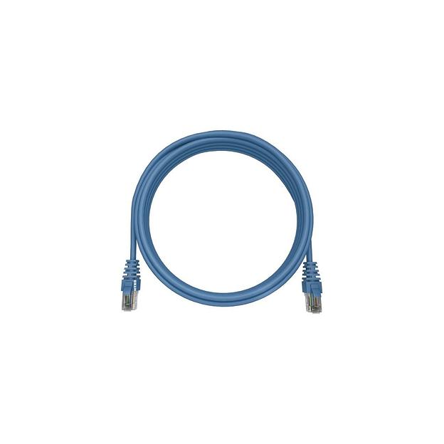 Патч-корд NTSS NTSS-PC-UTP-RJ45-5e-1.0-LSZH-BU, вилка RJ-45, вилка RJ-45, кат.5E, LSZH, 1м, синий фото 1