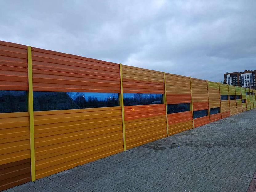 Шумозащитные неперфорированные панели фото 5