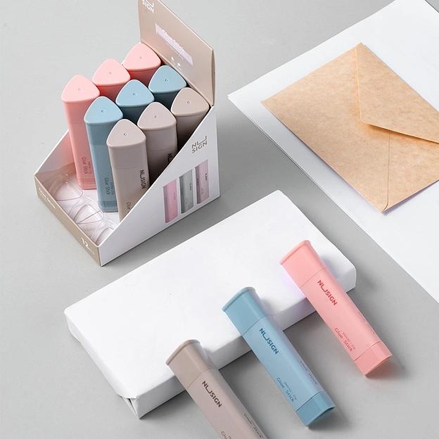 Клей-карандаш Deli ENS142 21гр корп.ассорти белый фото 2