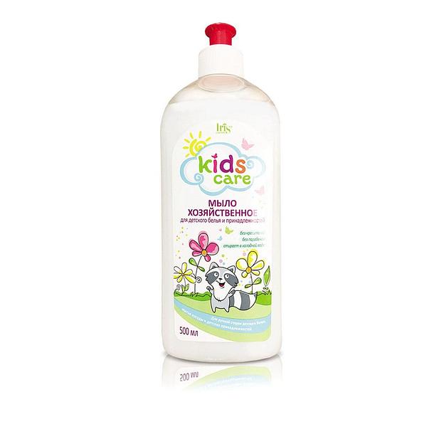 Iris cosmetic kids care детское хозяйственное мыло для детского белья 500мл фл/дозатор фото 1
