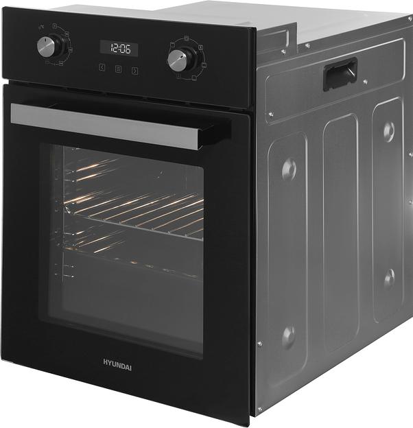 Духовой шкаф Электрический Hyundai HEO 45411 BG черный фото 5