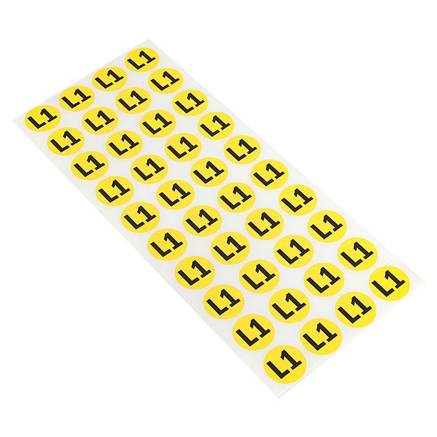 Наклейка "L1" d20мм PROxima EKF an-2-15 фото 2