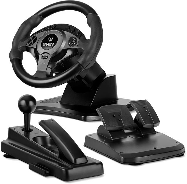 Руль Sven GC-W750 16кноп. (с педалями) черный фото 2