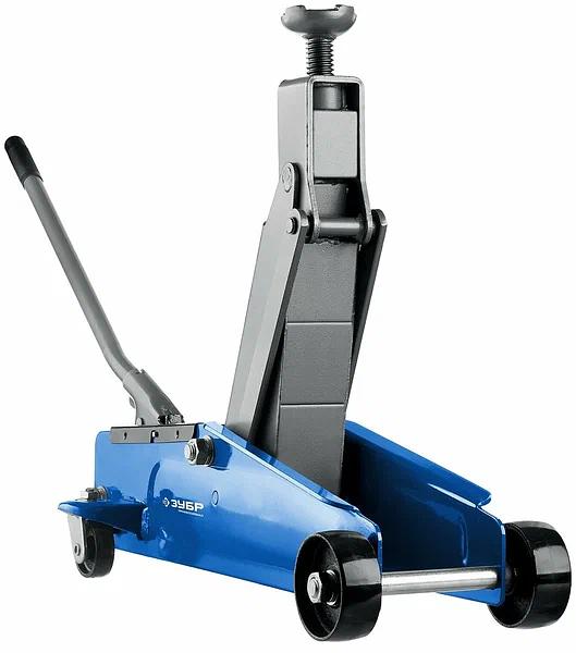 Домкрат Зубр «43055-3» Т77 гидравлический подкатной ОПТ фото 4