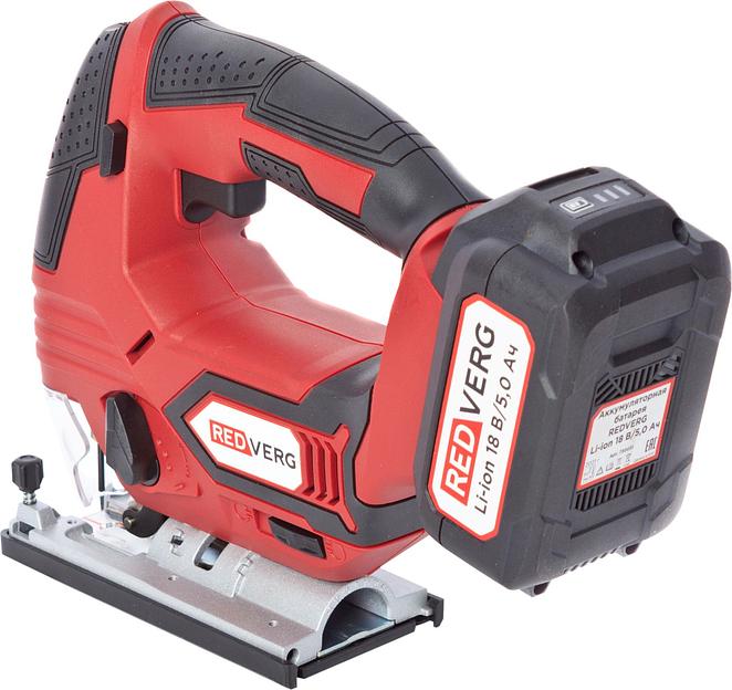 Лобзик RedVerg RD-JS18/U +2пил. 3000ходов/мин от аккумулятора фото 4