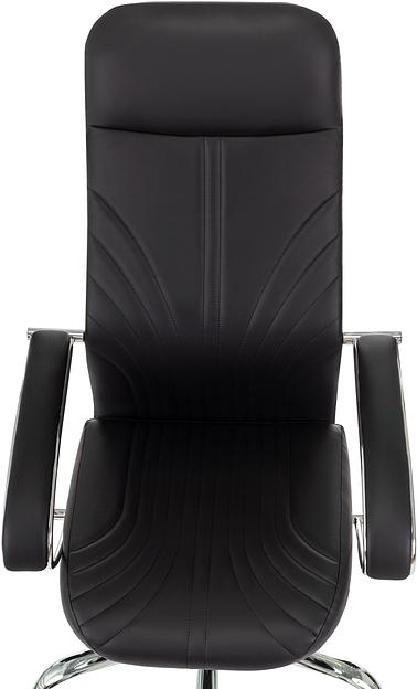 Кресло руководителя Бюрократ CH-610SL черный эко.кожа крестов. металл хром фото 5