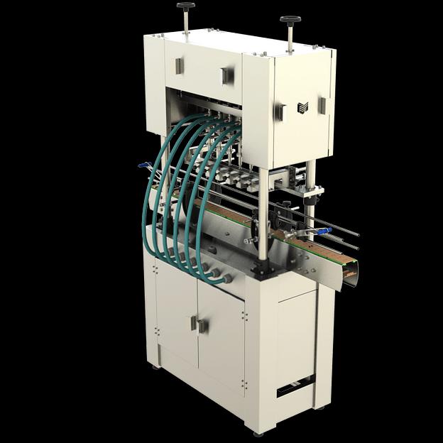 Автомат розлива пищевых и не пищевых жидкостей в тару 0,3 – 5,0 л АР-600Г-МГ (6 голов, по времени переливом, с герметизацией, со смещением) фото 8