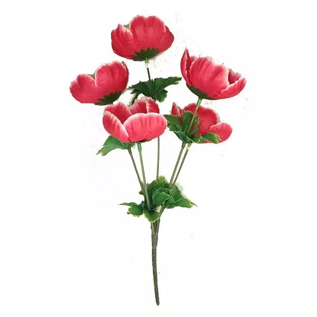 Букет георгинчиков 5 голов 32см 370-736 фото 1