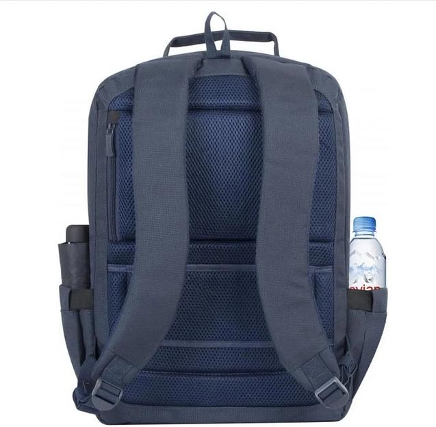 Рюкзак для ноутбука 17.3" Riva 8460 темно-синий полиэстер женский дизайн фото 5