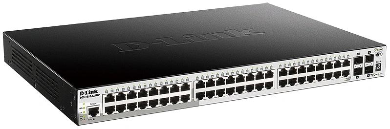 Коммутатор D-Link DGS-1510-52XMP DGS-1510-52XMP/A2A (L2+) 48x1Гбит/с 4SFP+ 370W управляемый фото 2