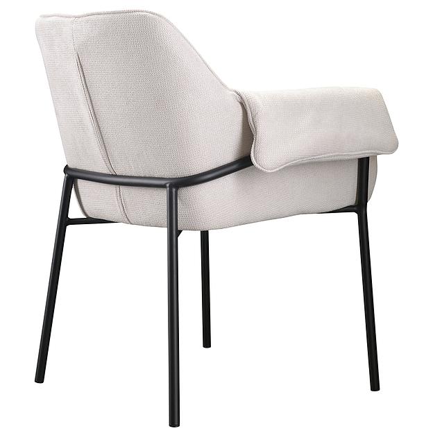 Стул Aline, шенилл, молочный фото 5