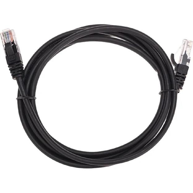 Rexant (02-0102-2) Патч-корд U/UTP, CAT 5e, RJ45-RJ45, 26AWG, LSZH, черный, 2м фото 1