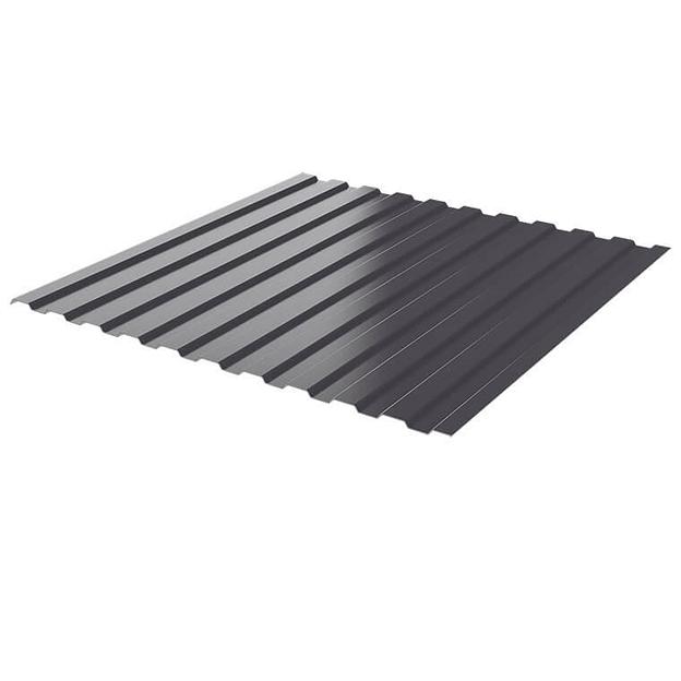 Профлист графит (RAL 7024) С-8, МП-20, НС-35, М.Ч, Плоский лист 0,45 ПАО "ММК" фото 1