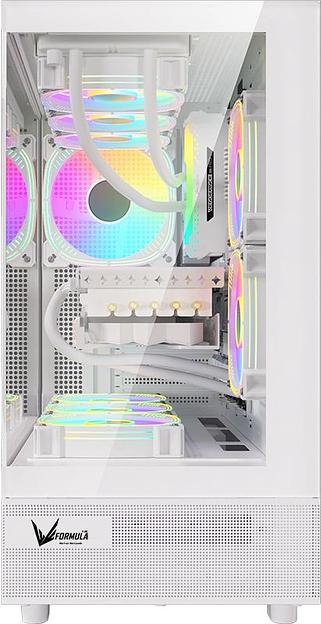 Корпус Formula Crystal Z8 белый без БП ATX 1xUSB2.0 1xUSB3.0 1xUSB3.1 audio bott PSU фото 3