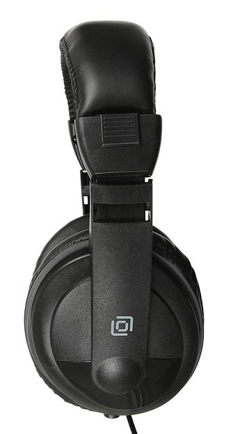 Наушники мониторные Оклик HP-M211V 1.8м черный проводные оголовье фото 3