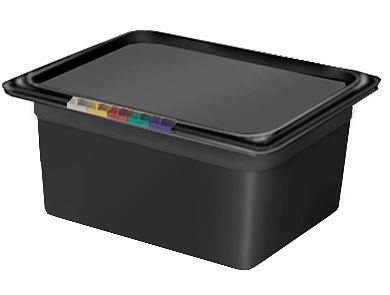 Гастроемкость 1/2 h=150 мм. 8,9 л. п/п черная /1/8/ фото 1