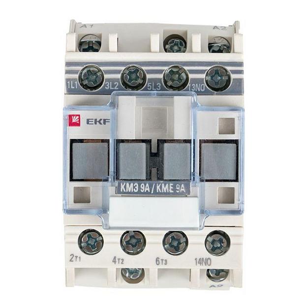 Контактор КМЭ 9А кат. 220В AC 1НО EKF ctr-s-9-220 фото 2