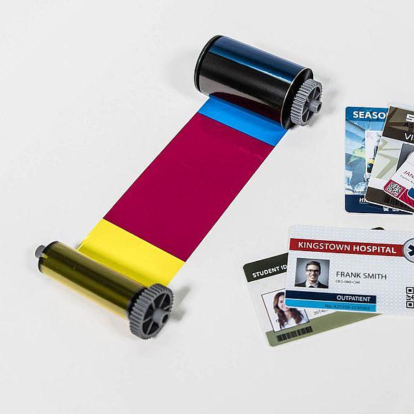 Лента Полноцветная и УФ панель (YMCFKO) с чистящим роликом, 200 оттисков
. для двухсторонней печати для принтеров Advent SOLID 310/510 фото 1