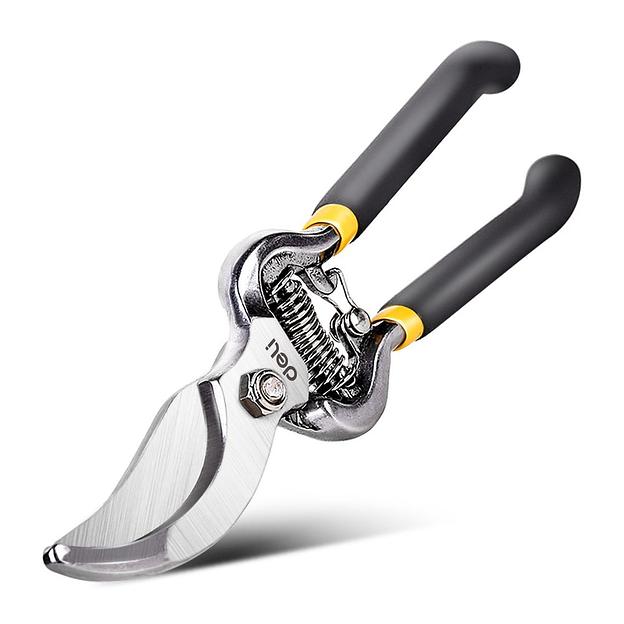 Секатор садовый Deli DL2778 длина 210мм, макс. диаметр резки 10мм, сталь 55С фото 1