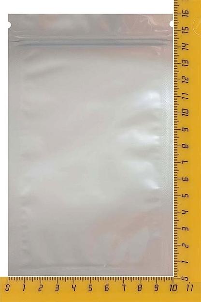 Пакет zip-lock (гриппер) фольгированный 10х16 см, 100 мкм фото 2