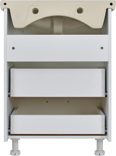 Тумба Вега 60 DORATIZ 9912.496, напольная, белая, под умывальник Балтика 60 фото 4