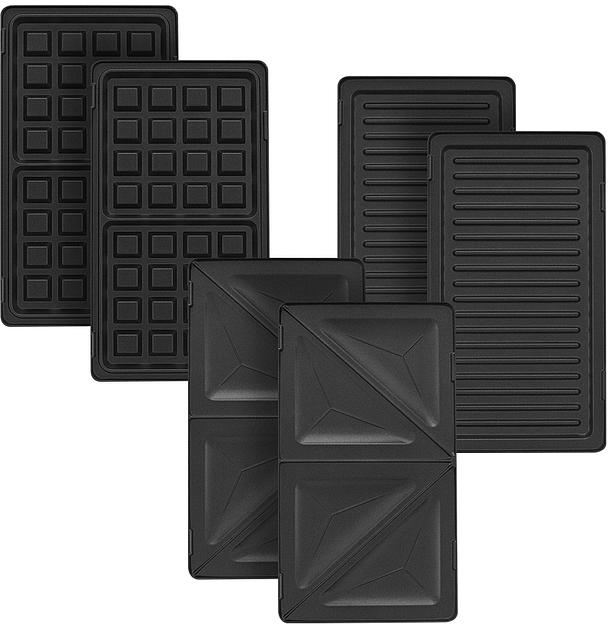 Вафельница Kitfort КТ-3611 800Вт черный/фиолетовый фото 5