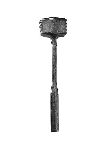 Молоток для отбивания мяса алюм. 0,19 кг 5*3 см. 24 см. /1/100/ фото 1