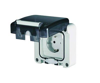 Розетка панельная. Защита IP66 с вставленной вилкой фото 1