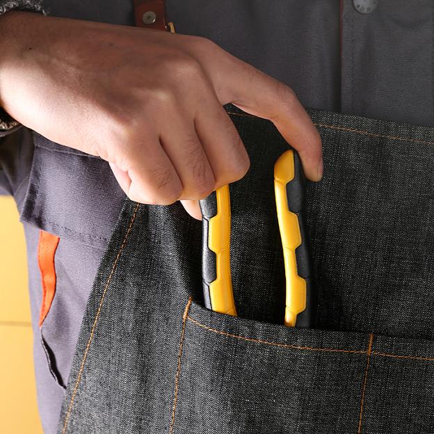 Комбинированные плоскогубцы многофункциональные Deli DL100008 215мм, (скручивание/зажим/резка/зачистка/обжим), сталь Cr-V, двухкомпонентная рукоять фото 5