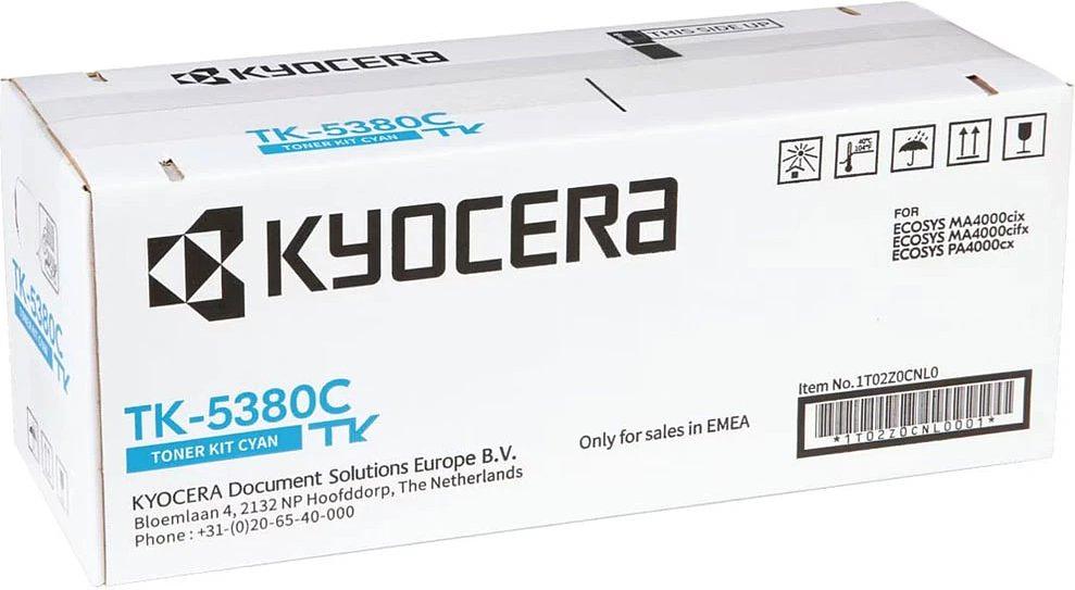 Картридж лазерный Kyocera TK-5380C 1T02Z0CNL0 голубой (10000стр.) для Kyocera PA4000cx/MA4000cix/MA4000cifx фото 1