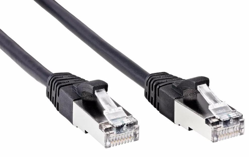 Кабель PATCH CAT5E FTP 0.5M ANP522B-BK-0.5M BLACK AOPEN фото 4